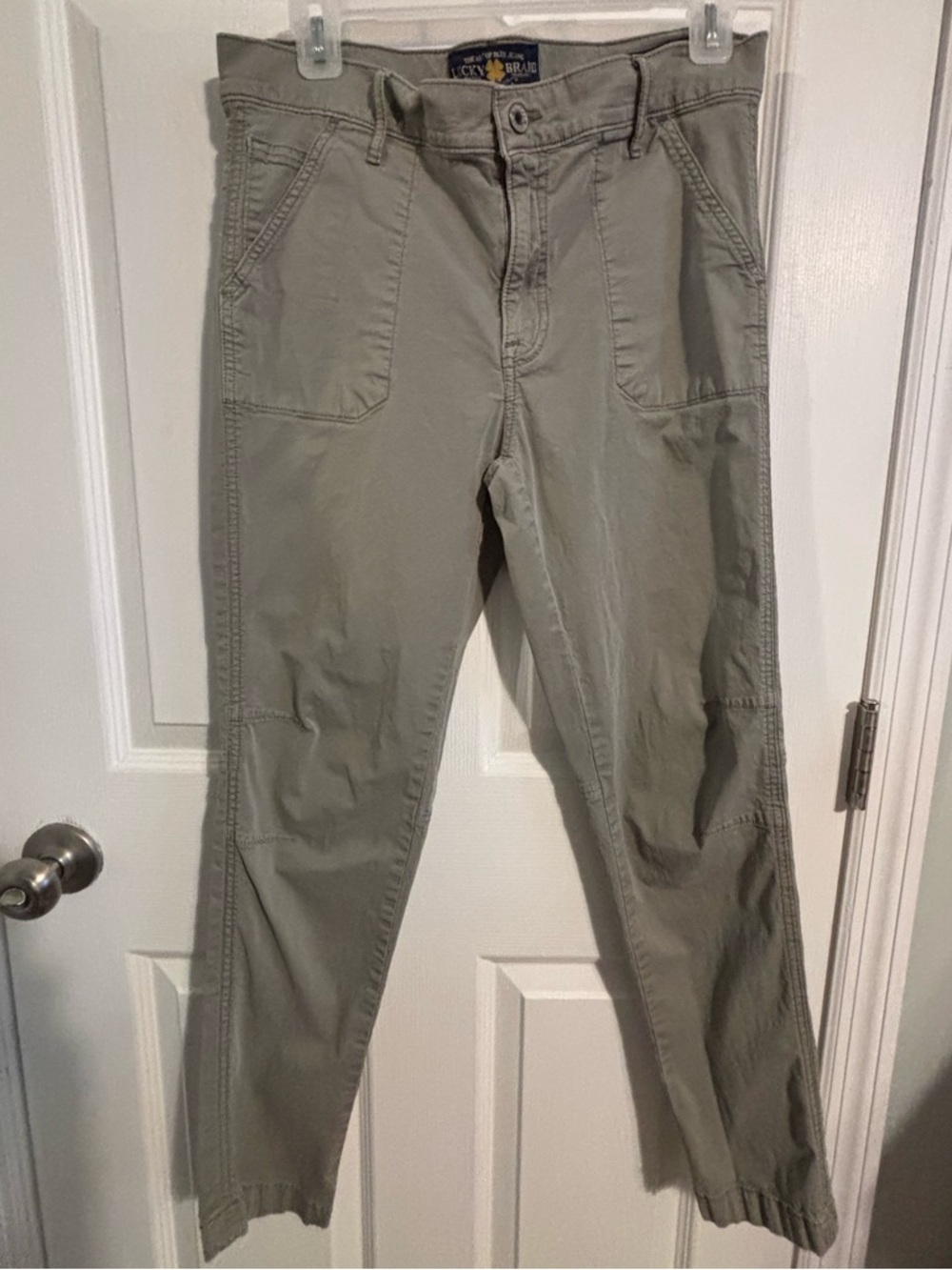😍Lucky Brand Olive Green Cargo Pants SZ 6